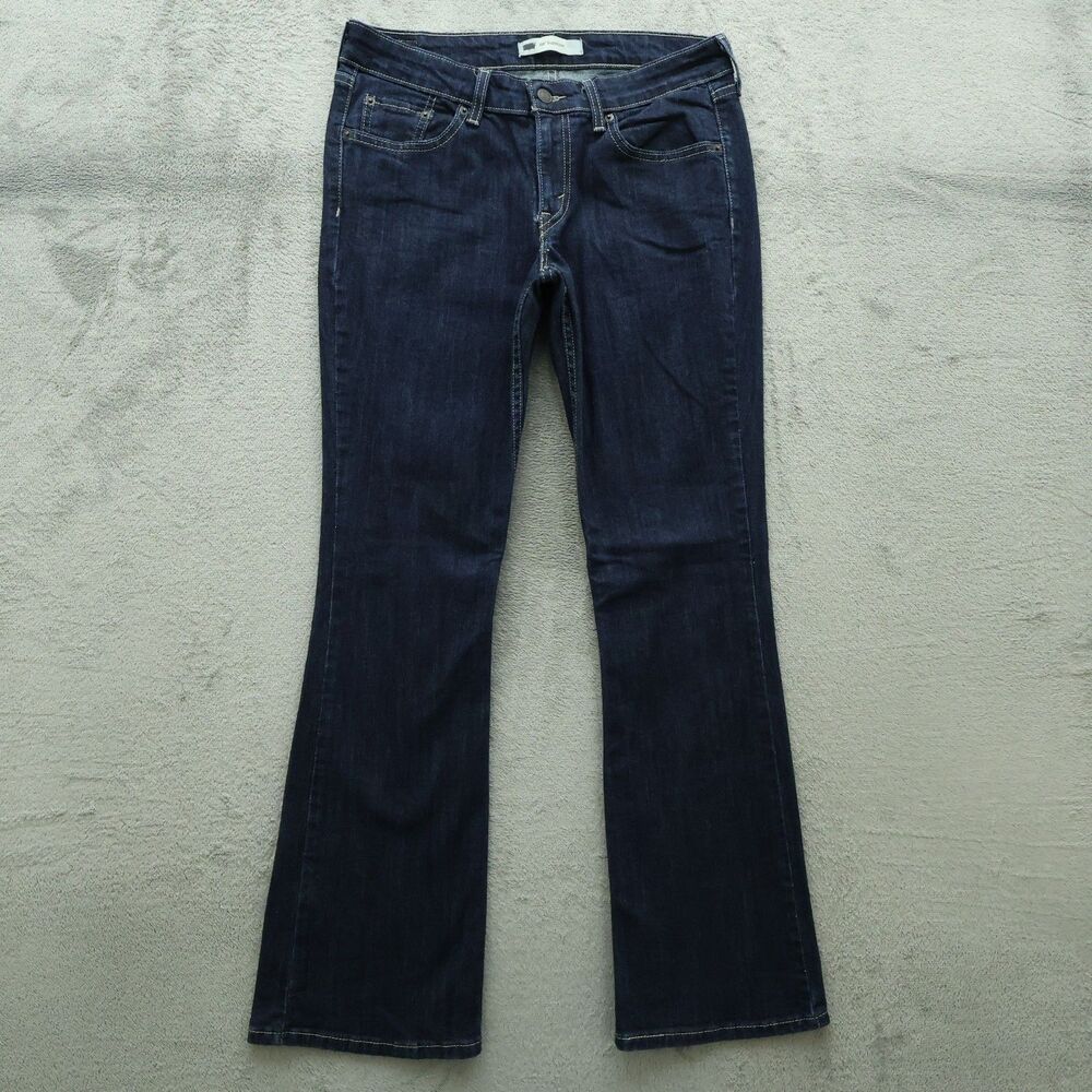 Levi's 518 Jeans Junior's Size 9/29 Superlow Bootcut Denim 32" Inseam Stretch